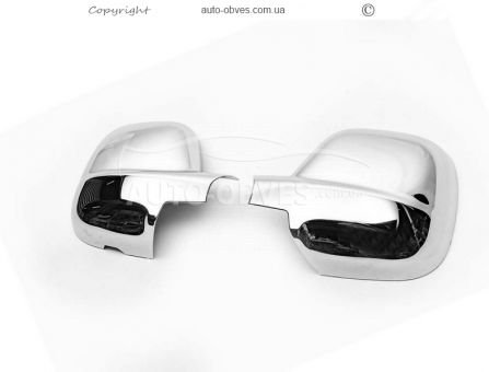 Chrome mirror caps Peugeot Rifter 2019-... abs chrome фото 0