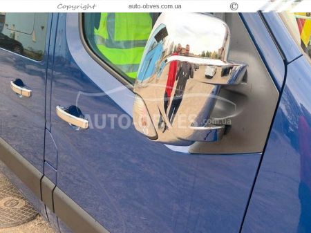 Chrome lining for mirrors Renault Master abs chrome фото 3