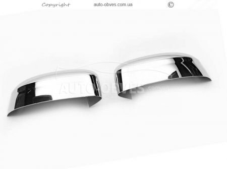 Хромовані накладки на дзеркала Ford Focus II 2008-2011 - тип: abs хром фото 2