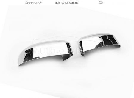 Хромовані накладки на дзеркала Ford Focus II 2008-2011 - тип: abs хром фото 1