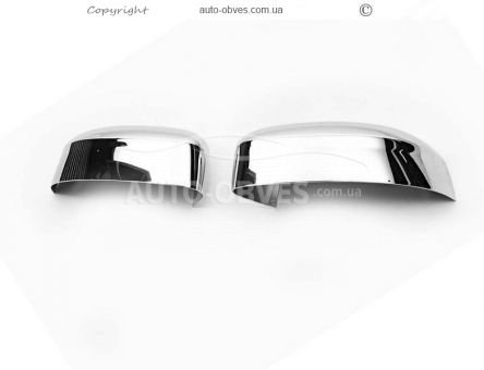 Хромовані накладки на дзеркала Ford Focus III 2011-2018 - тип: abs хром фото 0