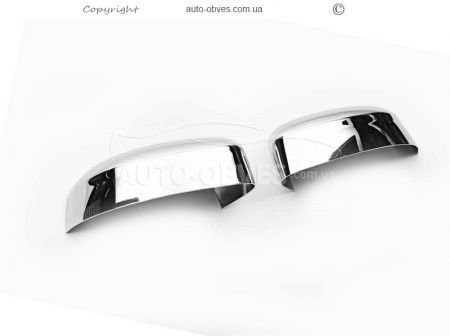 Хромовані накладки на дзеркала Ford Focus III 2011-2018 - тип: abs хром фото 1