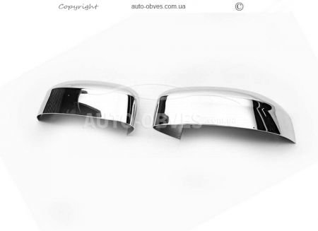 Хромированные накладки на зеркала Ford Mondeo 2008-2014 abs хром фото 0