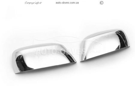 Хромовані накладки на дзеркала Nissan Pathfinder - тип: під повторювач abs хром фото 1