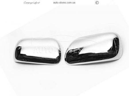 Chrome lining for mirrors Toyota Corolla 2005-2007 abs chrome фото 0