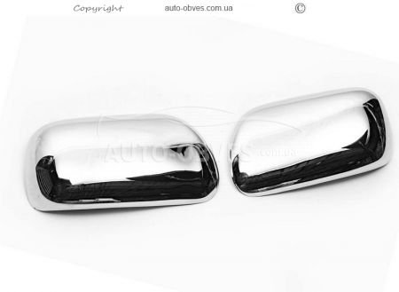 Chrome lining for mirrors Toyota Corolla 2005-2007 abs chrome фото 1