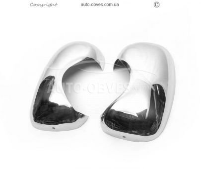Covers for mirrors Opel Vivaro stainless steel фото 0