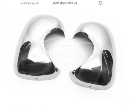 Chrome trims for mirrors Opel Vivaro abs chrome фото 2