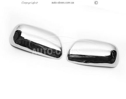 Covers for mirrors Toyota Camry stainless steel фото 1