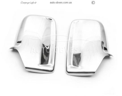Хромированные накладки на зеркала Volkswagen Crafter abs хром фото 2