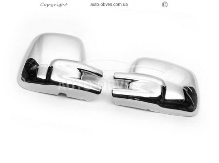 Хромированные накладки на зеркала Volkswagen T4 abs хром фото 1