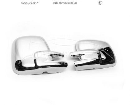 Хромированные накладки на зеркала Volkswagen T4 abs хром фото 2
