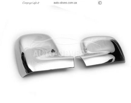 Covers for mirrors VW T5, stainless steel фото 3