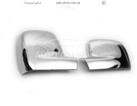 Chrome lining for mirrors Volkswagen T5, abs chrome фото 0