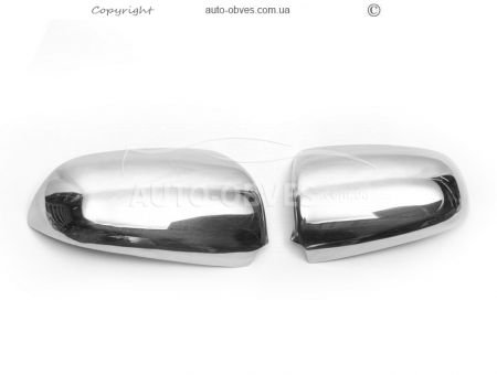 Covers for mirrors Audi A4 B7 2004-2007 stainless steel фото 0
