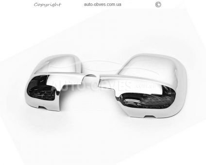 Хромированные накладки на зеркала Citroen Berlingo 2008-2017 пластик фото 3