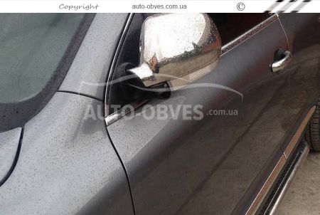 Covers for mirrors Volkswagen Touareg 2002-2008 stainless steel фото 3