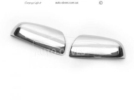 Covers for mirrors Opel Zafira B 2006-2008 stainless steel фото 2
