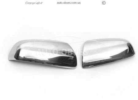 Covers for mirrors Opel Zafira B 2006-2008 stainless steel фото 0