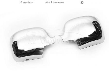 Covers for mirrors Renault Kangoo 2008-2013 stainless steel фото 2