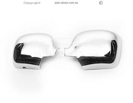 Covers for mirrors Renault Kangoo 2008-2013 stainless steel фото 0