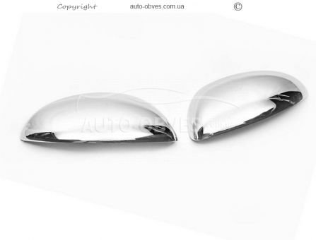 Covers for mirrors Nissan Juke 2010-2014 stainless steel фото 2