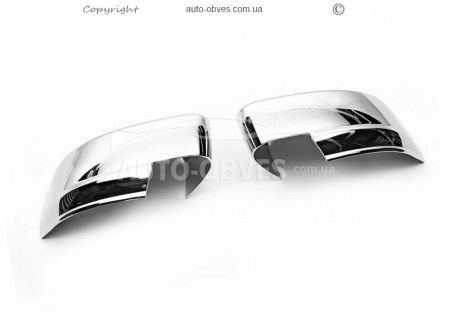Chrome lining for mirrors Volkswagen Caddy 2015-2020 abs chrome фото 4