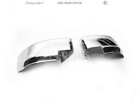 Chrome lining for mirrors Volkswagen Caddy 2015-2020 abs chrome фото 1