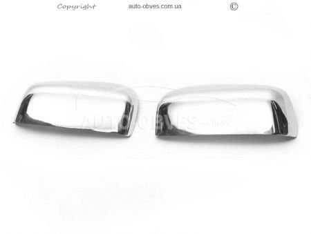 Covers for mirrors Ford Connect 2010-2014 stainless steel фото 0