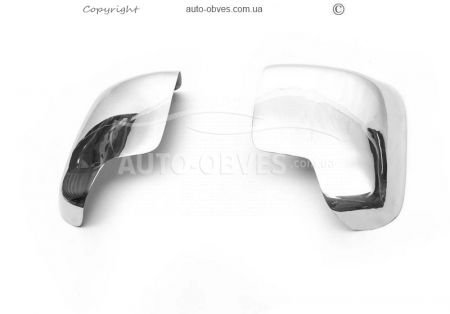 Covers for mirrors Citroen Nemo, Peugeot Bipper stainless steel фото 0