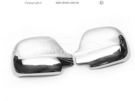 Хромированные накладки на зеркала Mercedes Vito abs хром фото 2