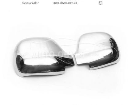 Хромированные накладки на зеркала Mercedes Vito abs хром фото 0