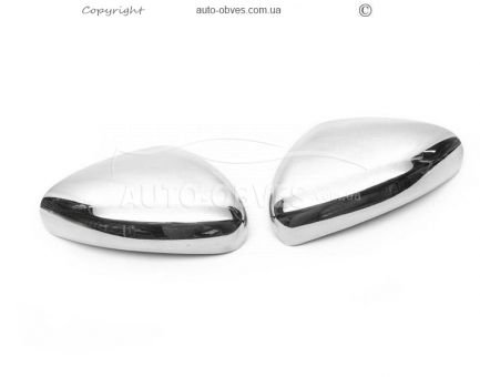 Covers for mirrors Fiat Tipo 2016-... stainless steel фото 1