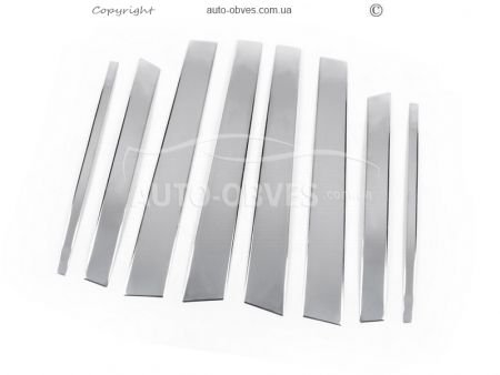 Ssangyong Kyron door pillar moldings stainless steel фото 0