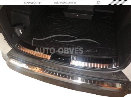 Накладка на задний порог багажника Renault Duster 2025-... фото 7