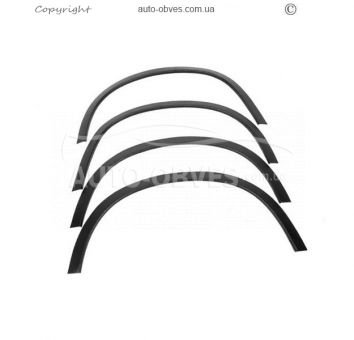 Накладки на арки Mitsubishi ASX 2013-2016 - тип: 4 шт черные abs-пластик фото 1