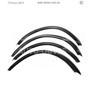 Covers on the Mercedes ML class w163 arches - type: 4 pcs black abs plastic фото 0