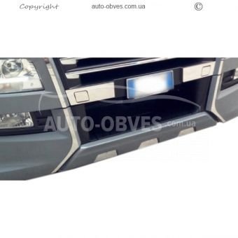 Covers on the bottom of the MAN TGX Euro 6 bumper - type: 3 elements фото 1