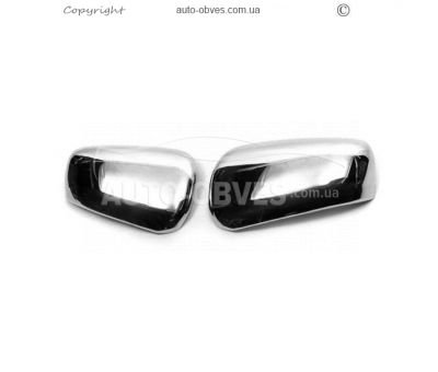 Накладки на дзеркала Mercedes-Benz Citan 2022-... - тип: 2 шт нержавійка фото 0