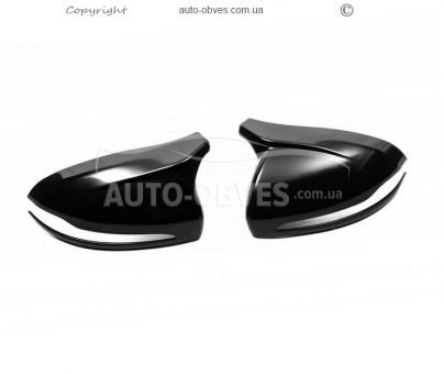 Накладки на дзеркала Mercedes C-сlass w205 2014-2021 - тип: 2 шт tr style фото 1