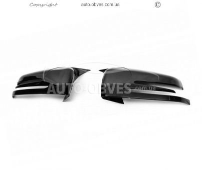 Mirror covers Mercedes GLA x156 2014-2019 - type: 2 pcs tr style фото 0