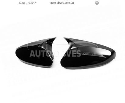 Covers for mirrors Hyundai Accent Solaris 2011-2016 - type: with cutout for turning 2 pcs tr style фото 0