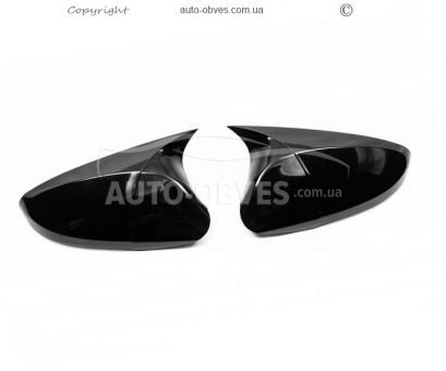 Covers for mirrors Hyundai Accent Solaris 2011-2016 - type: with cutout for turning 2 pcs tr style фото 1
