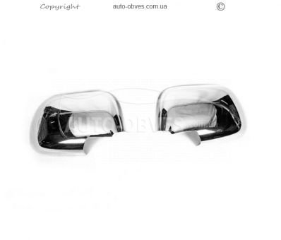 Mirror covers Renault Duster 2010-2017 - type: 2 pcs abs plastic v1 фото 2