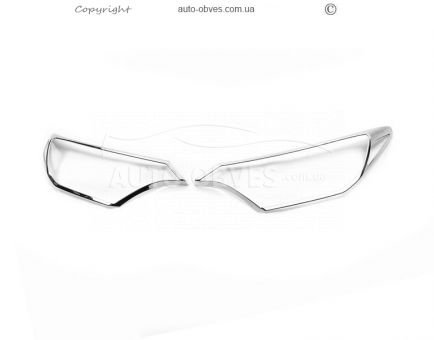 Covers for headlights Toyota Rav4 2016-2019 - type: 2 pcs фото 0