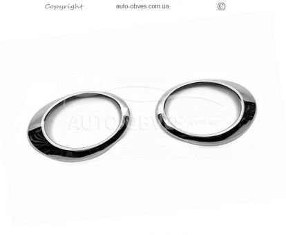 Covers for fog lights Subaru Forester 2010-2012 - type: 2 pcs фото 1
