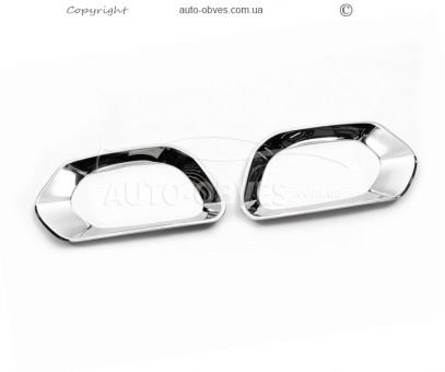 Covers for fog lights Great Wall Haval H6 2014-... - type: 2 pcs plastic фото 1