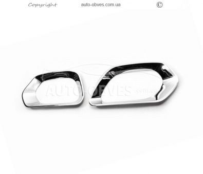 Covers for fog lights Great Wall Haval H6 2014-... - type: 2 pcs plastic фото 0