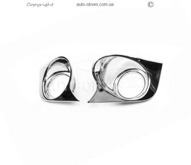 Covers for fog lights Geely Emgrand X7 - type: 2 pcs фото 0