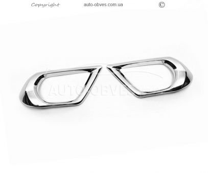 Covers for fog lights Subaru Forester 2012-2017 - type: 2 pcs фото 1